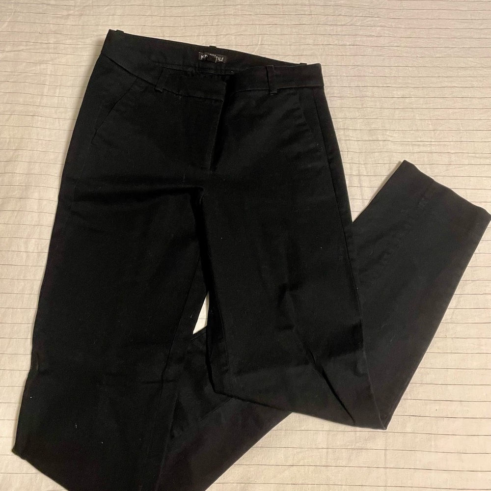J. Crew Mercantile Women's Black Trousers